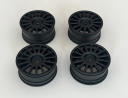 Sada černých kol - Set of black rims